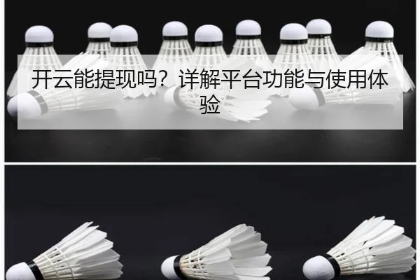 开云能提现吗？详解平台功能与使用体验